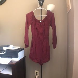 Maroon romper